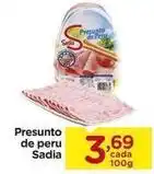 Carrefour Sadia - presunto de peru oferta