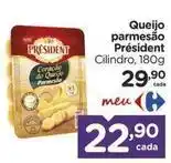 Carrefour President - queijo parmesão oferta