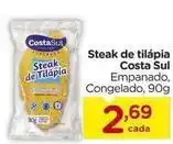Carrefour Costa sul - steak de tilápia oferta