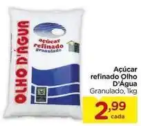 Carrefour Olho d´agua - açúcar refinado oferta