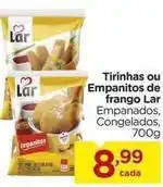 Carrefour Lar - tirinhas ou empanitos de frango oferta