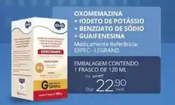 Carrefour Ems - oxomezzina + iodeto de potassio + benzoato de sódio + guaifenesina oferta