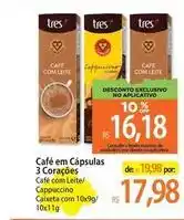 Atacadão 3 corações - café em cápsulas oferta