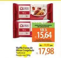 Atacadão Tradicional - waffle forno de minas congelado oferta