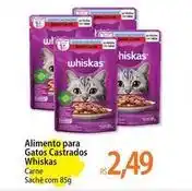 Atacadão Whiskas - alimento para gatos castrados oferta