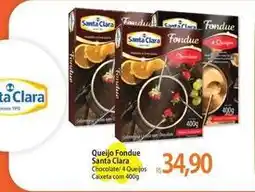 Atacadão Santa clara - queijo fondue oferta