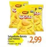 Atacadão Yoki - salgadinho batata lisa oferta
