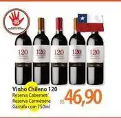 Atacadão Reserva - vinho chileno 120 oferta