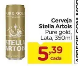 Carrefour Cerveja Stella Artois Pure gold, oferta