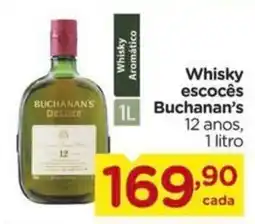Carrefour Whisky escocês Buchanan's 12 anos, oferta