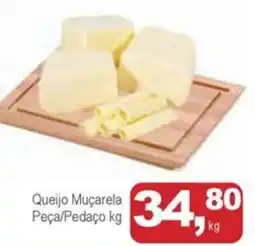Mineirão Atacarejo Queijo Muçarela PeçaPedaço oferta
