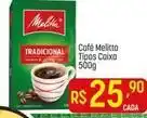Muffato Melitta - café tipos caixa oferta