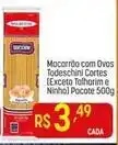 Muffato Todeschini - macarrão com ovos tordeschini cortes oferta
