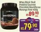 Muffato Gourmet - whey black skull proteína chocolate baunilha ou morango pote oferta
