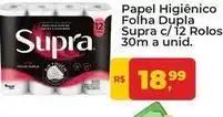 Tonin Superatacado Supra - papel higiênico folha dupla oferta