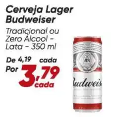 Dia Budweiser - cerveja lager oferta