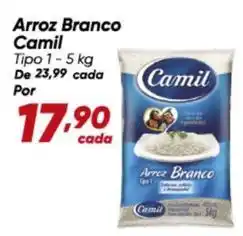 Dia Camil - arroz branco oferta