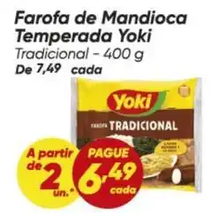 Dia Yoki - farofa de mandioca temperada oferta