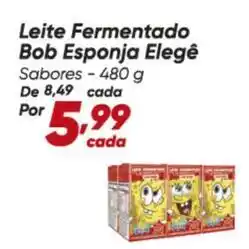 Dia Elegê - leite fermentado bob esponja oferta