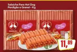Rede Supermarket Salsicha Para Hot Dog Perdigão a Granel oferta