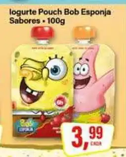Rede Supermarket Iogurte Pouch Bob Esponja Sabores oferta