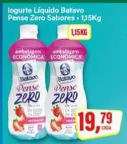 Rede Supermarket Iogurte Líquido Batavo Pense Zero Sabores oferta