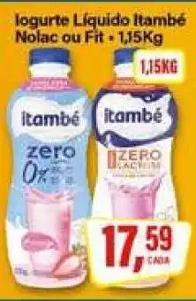 Rede Supermarket Iogurte Líquido Itambé Nolac ou Fit oferta