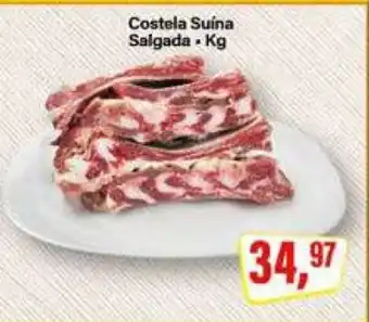 Rede Supermarket Costela Suína Salgada oferta