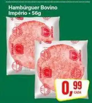 Rede Supermarket Hambúrguer Bovino Império oferta