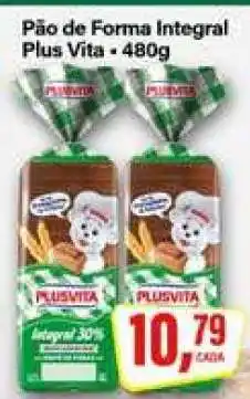 Rede Supermarket Pão de Forma Integral Plus Vita - 480g oferta