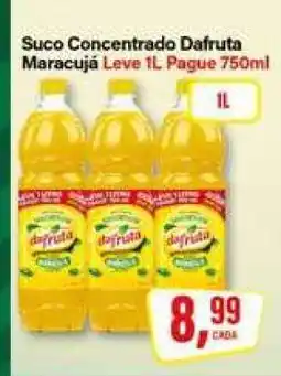 Rede Supermarket Suco Concentrado Dafruta Maracujá oferta