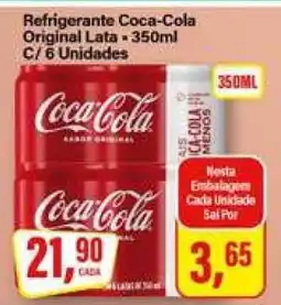 Rede Supermarket Refrigerante Coca-Cola Original Lata oferta