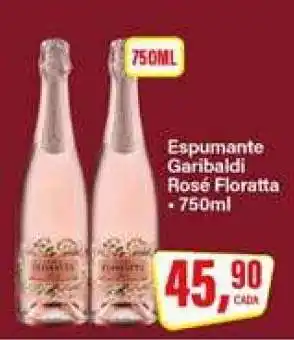 Rede Supermarket Espumante Garibaldi Rosé Floratta oferta