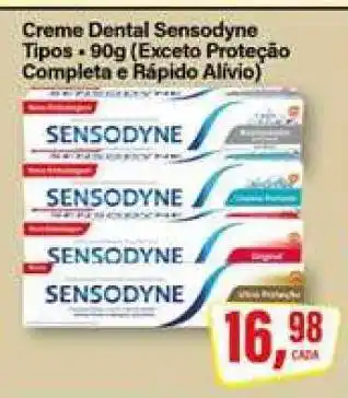Rede Supermarket Creme Dental Sensodyne Tipos oferta