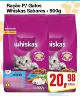 Rede Supermarket Ração P/ Gatos Whiskas Sabores oferta