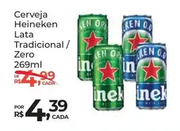 Super Luna Cerveja Heineken Lata Tradicional/ Zero oferta