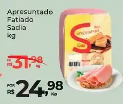 Super Luna Apresuntado Fatiado Sadia oferta