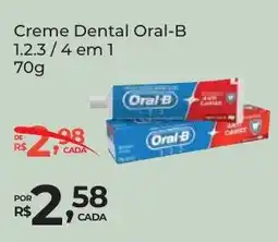Super Luna Creme Dental Oral-B 1.2.3/4 em 1 oferta