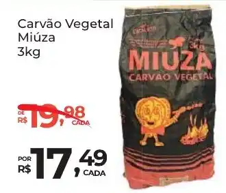 Super Luna Carvão Vegetal Miúza oferta