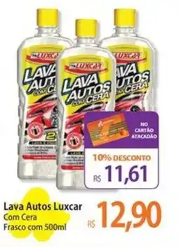 Atacadão Lava Autos Luxcar Com Cera Frasco oferta