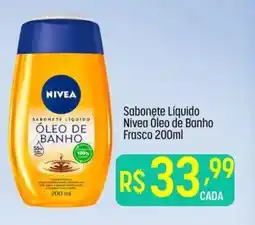 Muffato Sabonete Líquido Nivea Óleo de Banho Frasco oferta