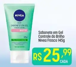 Muffato Sabonete em Gel Controle do Brilho Nivea Frasco oferta