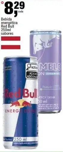 Frangolândia Bebida energética Red Bull sabores oferta