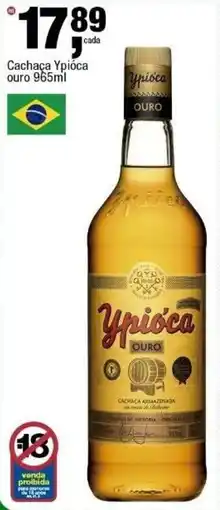 Frangolândia Cachaça Ypióca ouro oferta