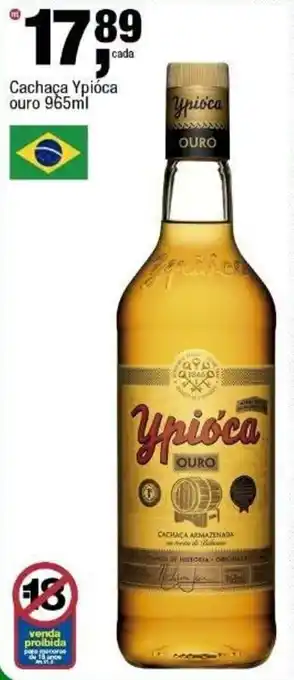 Frangolândia Cachaça Ypióca ouro oferta