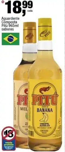 Frangolândia Aguardente Composta Pitú sabores oferta