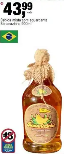 Frangolândia Bebida mista com aguardente Bananazinha oferta