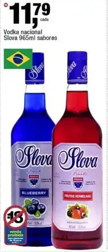Frangolândia Vodka nacional Slova sabores oferta