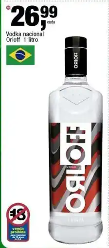 Frangolândia Vodka nacional Orloff oferta