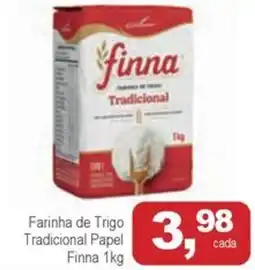 Mineirão Atacarejo Farinha de Trigo Tradicional Papel Finna oferta